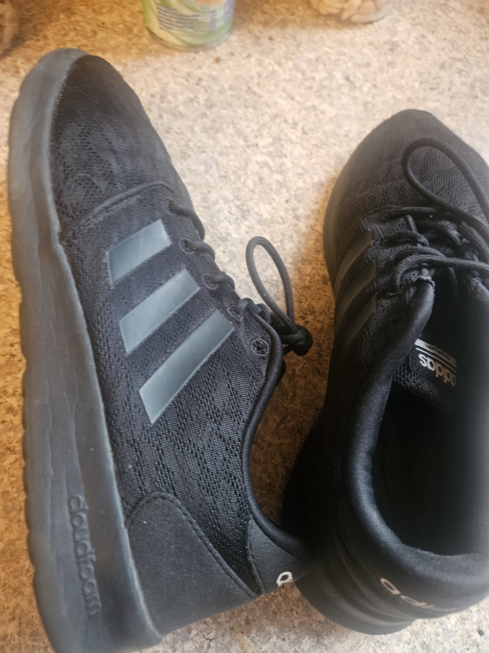Adidas Wo.ens Black Lightweight Training Shoes. 8.5